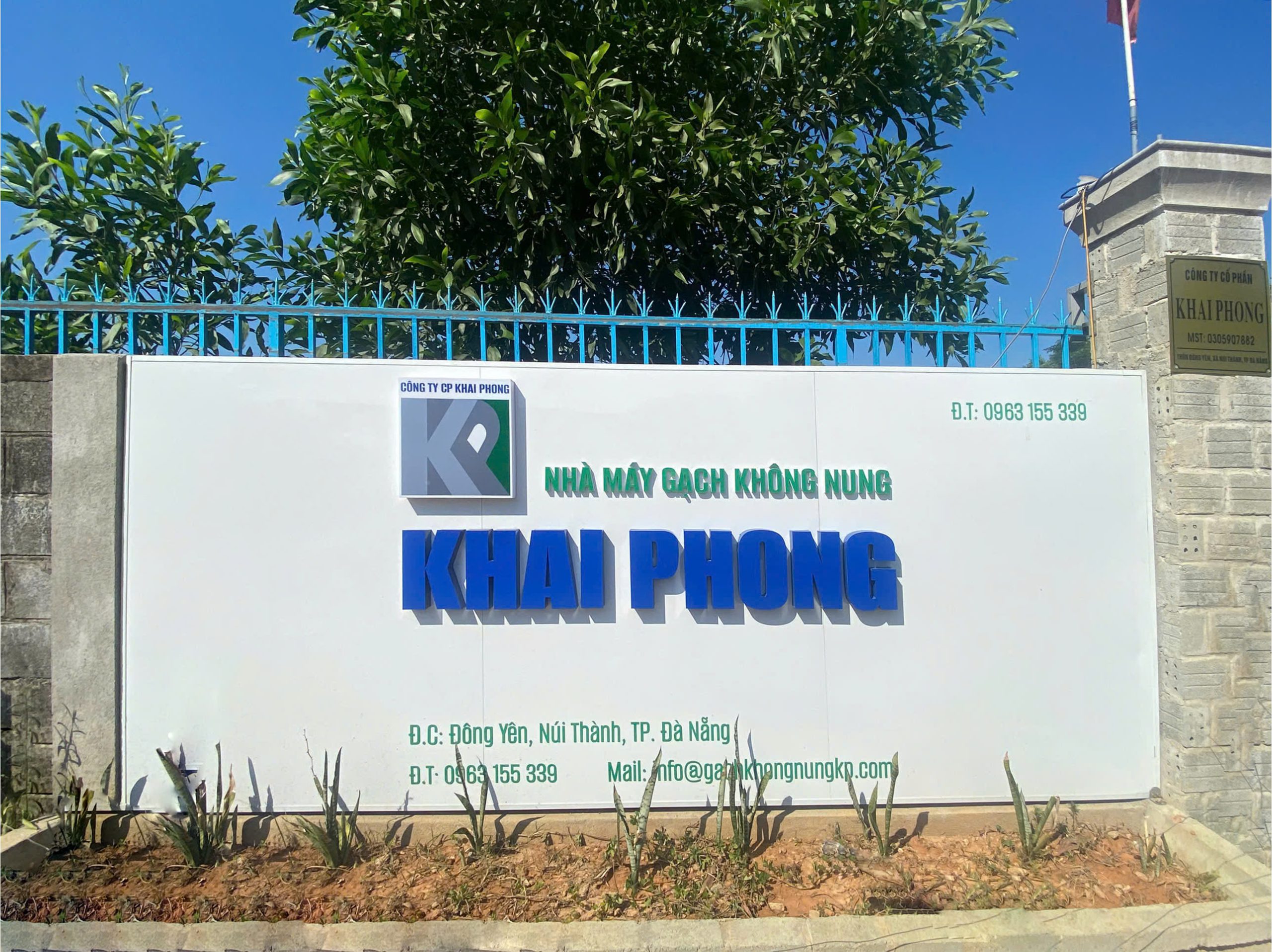 Nhà máy gạch không nung Khai Phong tại thành phố Đà Nẵng