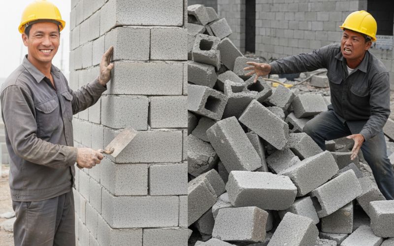 Uu nhuoc diem gach block khong nung