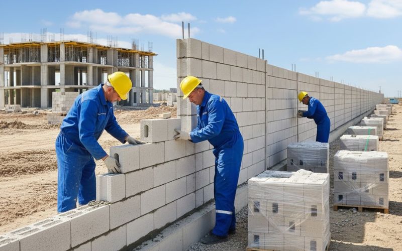 yeu cau kỹ thuat khi su dung gach block khong nung xay tuong bao