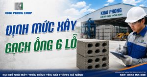 Dinh muc xay gach ong 6 lo