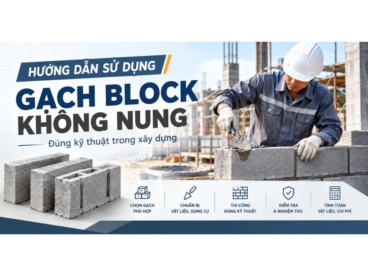 Huong dan su dung gach block khong nung
